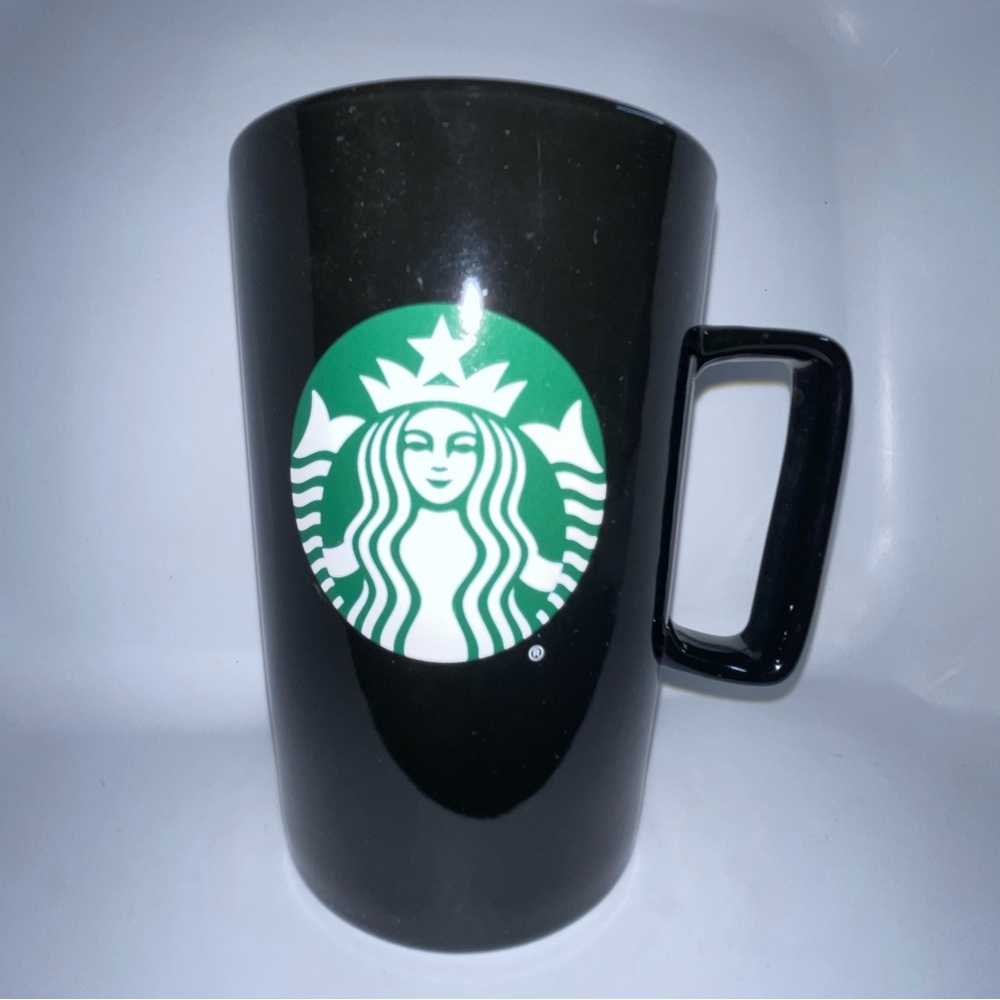 Starbucks Black 15oz Tall Coffee Cup Mug No tag No Box New Never Used